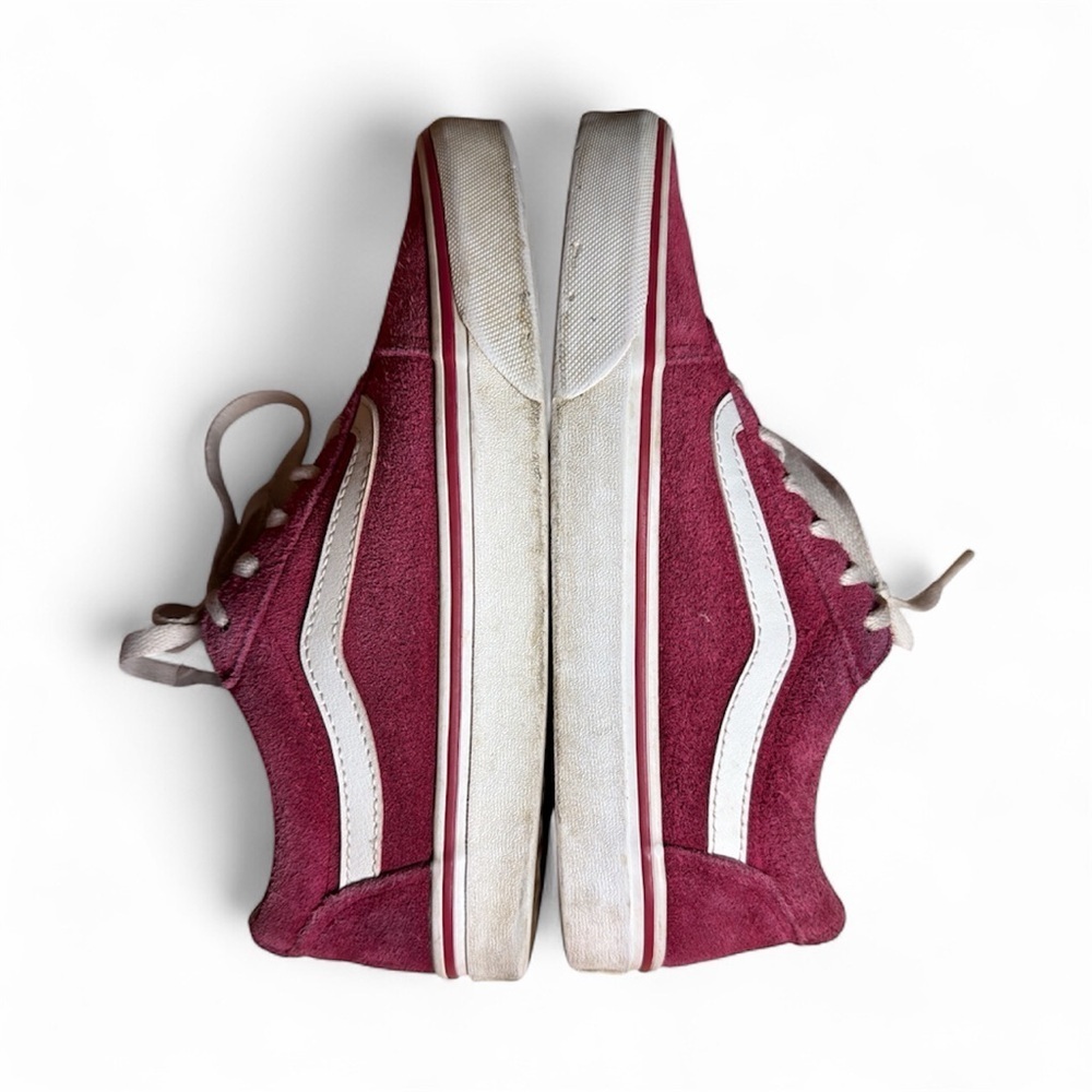 Vans Women's Fuchsia Suede Sneakers